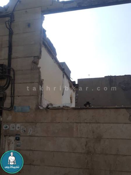 تخریب ساختمان در جنت آباد